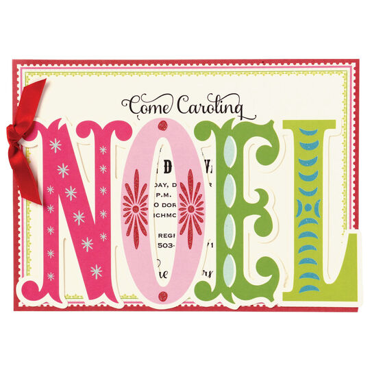 Noel Die-cut Invitations